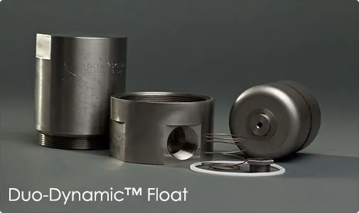 Duo-Dynamic Float steam trap, disassembled